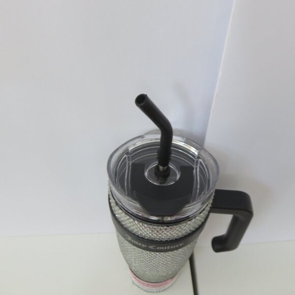 Juicy Couture Bling Rhinestone 40oz Stainless Steel Tumbler - Picture 6 of 9